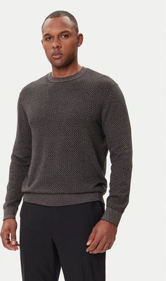 Sweter męski casual Armani Exchange ze sklepu: MODIVO w kategorii: Swetry męskie - zdjęcie WP-EBWP-BKLVO-LN0_0000305588616