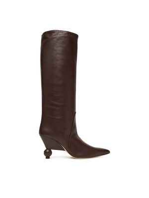 Kozaki damskie na zimę Weekend Max Mara ze sklepu: MODIVO w kategorii: Kozaki damskie - zdjęcie WP-EBWP-BKLVO-LN0_0000305591463