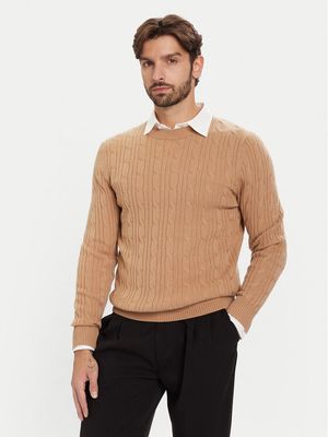 Sweter męski na zimę casualowy BOSS ze sklepu: MODIVO w kategorii: Swetry męskie - zdjęcie WP-EBWP-BKLVO-LN0_0000305596444