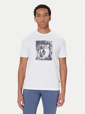 T-shirt męski młodzieżowy BOSS ze sklepu: MODIVO w kategorii: T-shirty męskie - zdjęcie WP-EBWP-BKLVO-LN0_0000305597373
