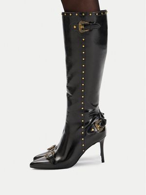 Kozaki damskie na zimę Versace Jeans Couture ze sklepu: MODIVO w kategorii: Kozaki damskie - zdjęcie WP-EBWP-BKLVO-LN0_0000305600554