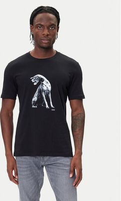 HUGO - T-shirt męski wiosenny ze sklepu: MODIVO w kategorii: T-shirty męskie - zdjęcie WP-EBWP-BKLVO-LN0_0000305602800