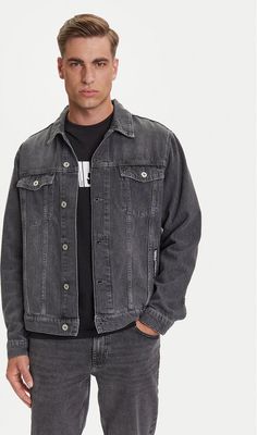 Kurtka męska na wiosnę Karl Lagerfeld Jeans ze sklepu: MODIVO w kategorii: Kurtki męskie - zdjęcie WP-EBWP-BKLVO-LN0_0000305619525