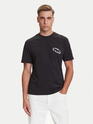 T-shirt męski casual Karl Lagerfeld Jeans ze sklepu: MODIVO w kategorii: T-shirty męskie - zdjęcie WP-EBWP-BKLVO-LN0_0000305619631