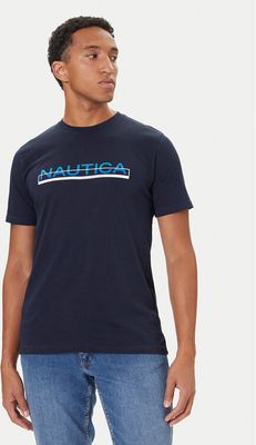 T-shirt męski na wiosnę Nautica ze sklepu: MODIVO w kategorii: T-shirty męskie - zdjęcie WP-EBWP-BKLVO-LN0_0000305619853