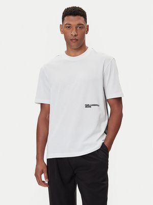 T-shirt męski casual Karl Lagerfeld Jeans ze sklepu: MODIVO w kategorii: T-shirty męskie - zdjęcie WP-EBWP-BKLVO-LN0_0000305620002