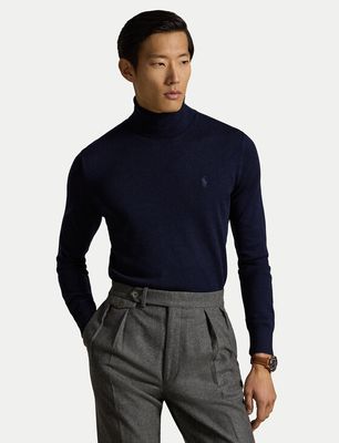 Sweter męski na zimę Polo Ralph Lauren ze sklepu: MODIVO w kategorii: Swetry męskie - zdjęcie WP-EBWP-BKLVO-LN0_0000305624338