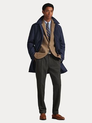 Płaszcz męski elegancki Polo Ralph Lauren ze sklepu: MODIVO w kategorii: Płaszcze męskie - zdjęcie WP-EBWP-BKLVO-LN0_0000305625328