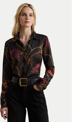 LAUREN RALPH LAUREN - Koszula damska ze sklepu: MODIVO w kategorii: Koszule damskie - zdjęcie WP-EBWP-BKLVO-LN0_0000305625625