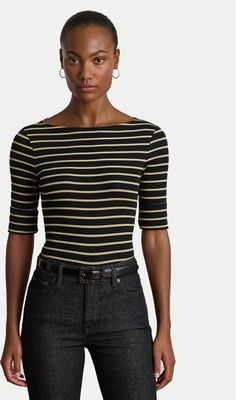Bluzka damska na wiosnę LAUREN RALPH LAUREN ze sklepu: MODIVO w kategorii: Bluzki damskie - zdjęcie WP-EBWP-BKLVO-LN0_0000305625762