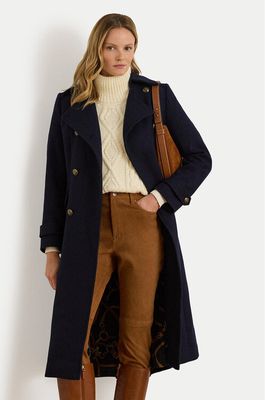 Płaszcz damski casual LAUREN RALPH LAUREN ze sklepu: MODIVO w kategorii: Płaszcze damskie - zdjęcie WP-EBWP-BKLVO-LN0_0000305626288