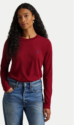 Bluzka damska zimowa Polo Ralph Lauren ze sklepu: MODIVO w kategorii: Bluzki damskie - zdjęcie WP-EBWP-BKLVO-LN0_0000305626394