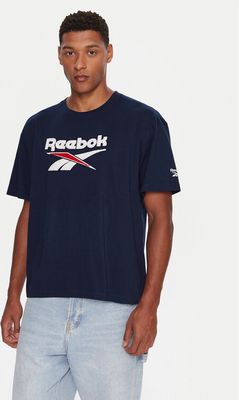 T-shirt męski młodzieżowy Reebok ze sklepu: MODIVO w kategorii: T-shirty męskie - zdjęcie WP-EBWP-BKLVO-LN0_0000305628329
