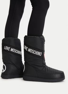 Śniegowce damskie zimowe Love Moschino ze sklepu: MODIVO w kategorii: Śniegowce damskie - zdjęcie WP-EBWP-BKLVO-LN0_0000305645357