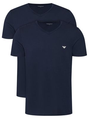 T-shirt męski casualowy Emporio Armani Underwear ze sklepu: MODIVO w kategorii: T-shirty męskie - zdjęcie WP-EBWP-BKLVO-LN0_0000305648037