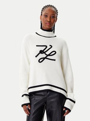 Sweter damski na zimę Karl Lagerfeld ze sklepu: MODIVO w kategorii: Swetry damskie - zdjęcie WP-EBWP-BKLVO-LN0_0000305648877