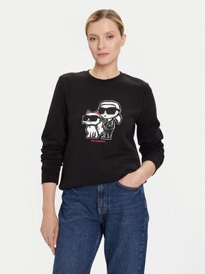 Bluza damska w stylu młodzieżowym Karl Lagerfeld ze sklepu: MODIVO w kategorii: Bluzy damskie - zdjęcie WP-EBWP-BKLVO-LN0_0000305648945