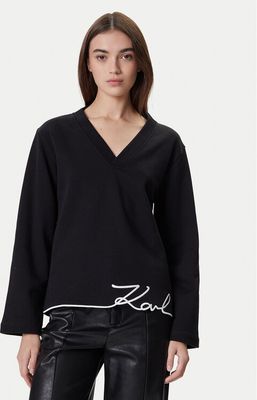 Bluza damska jesienna Karl Lagerfeld ze sklepu: MODIVO w kategorii: Bluzy damskie - zdjęcie WP-EBWP-BKLVO-LN0_0000305648952