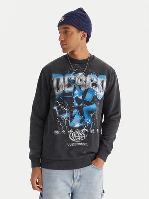 Dc Shoes - Bluza męska młodzieżowa jesienna ze sklepu: MODIVO w kategorii: Bluzy męskie - zdjęcie WP-EBWP-BKLVO-LN0_0000305649966