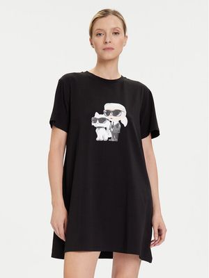 Koszula nocna casual Karl Lagerfeld ze sklepu: MODIVO w kategorii: Koszule nocne - zdjęcie WP-EBWP-BKLVO-LN0_0000305650733