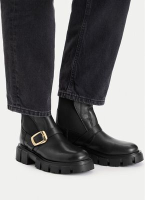 Botki jesienne Love Moschino ze sklepu: MODIVO w kategorii: Botki - zdjęcie WP-EBWP-BKLVO-LN0_0000305651945