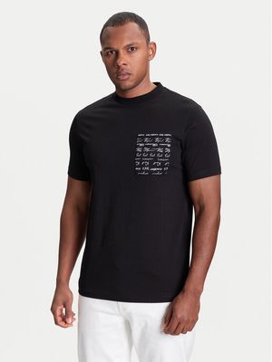 T-shirt męski na wiosnę Karl Lagerfeld ze sklepu: MODIVO w kategorii: T-shirty męskie - zdjęcie WP-EBWP-BKLVO-LN0_0000305653154