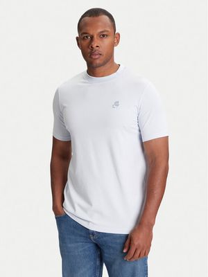T-shirt męski casual Karl Lagerfeld ze sklepu: MODIVO w kategorii: T-shirty męskie - zdjęcie WP-EBWP-BKLVO-LN0_0000305653369