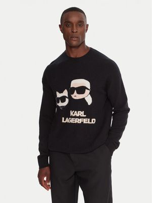 Sweter męski na zimę Karl Lagerfeld ze sklepu: MODIVO w kategorii: Swetry męskie - zdjęcie WP-EBWP-BKLVO-LN0_0000305654113