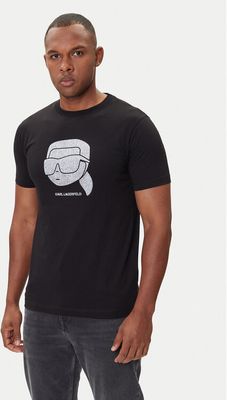 T-shirt męski Karl Lagerfeld ze sklepu: MODIVO w kategorii: T-shirty męskie - zdjęcie WP-EBWP-BKLVO-LN0_0000305654731