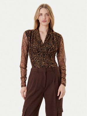 Bluzka damska elegancka DKNY ze sklepu: MODIVO w kategorii: Bluzki damskie - zdjęcie WP-EBWP-BKLVO-LN0_0000305659286