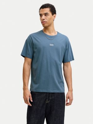 T-shirt męski casual Jack & Jones ze sklepu: MODIVO w kategorii: T-shirty męskie - zdjęcie WP-EBWP-BKLVO-LN0_0000305663696