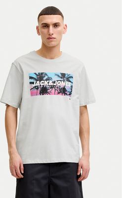 T-shirt męski w stylu młodzieżowym Jack & Jones ze sklepu: MODIVO w kategorii: T-shirty męskie - zdjęcie WP-EBWP-BKLVO-LN0_0000305664501