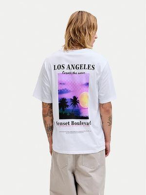 T-shirt męski młodzieżowy na wiosnę Jack & Jones ze sklepu: MODIVO w kategorii: T-shirty męskie - zdjęcie WP-EBWP-BKLVO-LN0_0000305664570
