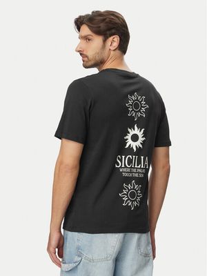 T-shirt męski w stylu młodzieżowym Jack & Jones ze sklepu: MODIVO w kategorii: T-shirty męskie - zdjęcie WP-EBWP-BKLVO-LN0_0000305665003