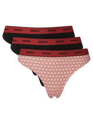 Majtki damskie z napisami HUGO ze sklepu: MODIVO w kategorii: Majtki damskie - zdjęcie WP-EBWP-BKLVO-LN0_0000305673282