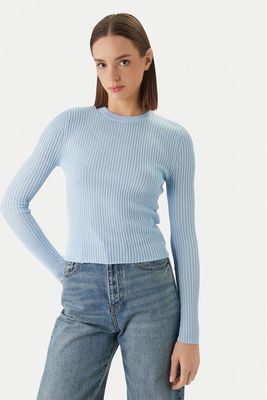 Sweter damski HUGO ze sklepu: MODIVO w kategorii: Swetry damskie - zdjęcie WP-EBWP-BKLVO-LN0_0000305674494