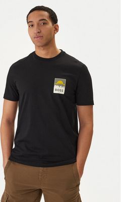 T-shirt męski casual BOSS ze sklepu: MODIVO w kategorii: T-shirty męskie - zdjęcie WP-EBWP-BKLVO-LN0_0000305675781