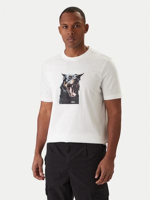 BOSS - T-shirt męski wiosenny ze sklepu: MODIVO w kategorii: T-shirty męskie - zdjęcie WP-EBWP-BKLVO-LN0_0000305675828