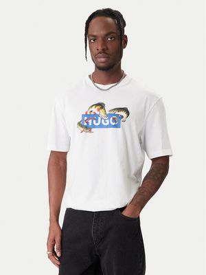 T-shirt męski HUGO ze sklepu: MODIVO w kategorii: T-shirty męskie - zdjęcie WP-EBWP-BKLVO-LN0_0000305676115