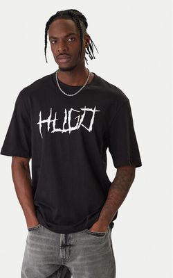 T-shirt męski młodzieżowy HUGO ze sklepu: MODIVO w kategorii: T-shirty męskie - zdjęcie WP-EBWP-BKLVO-LN0_0000305676139