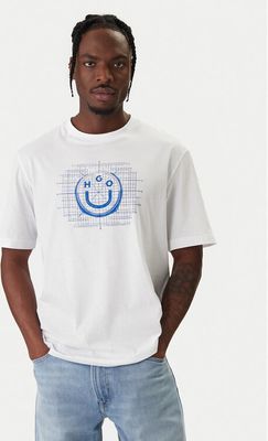 HUGO - T-shirt męski wiosenny ze sklepu: MODIVO w kategorii: T-shirty męskie - zdjęcie WP-EBWP-BKLVO-LN0_0000305676153