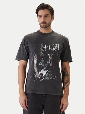 T-shirt męski na wiosnę HUGO ze sklepu: MODIVO w kategorii: T-shirty męskie - zdjęcie WP-EBWP-BKLVO-LN0_0000305676191