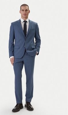 Garnitur męski elegancki HUGO ze sklepu: MODIVO w kategorii: Garnitury męskie - zdjęcie WP-EBWP-BKLVO-LN0_0000305677020