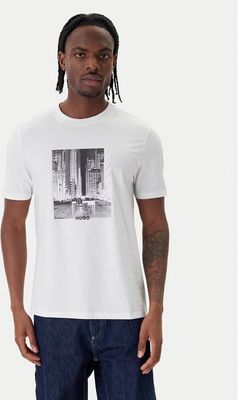 T-shirt męski młodzieżowy HUGO ze sklepu: MODIVO w kategorii: T-shirty męskie - zdjęcie WP-EBWP-BKLVO-LN0_0000305677372