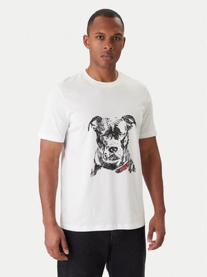 T-shirt męski HUGO ze sklepu: MODIVO w kategorii: T-shirty męskie - zdjęcie WP-EBWP-BKLVO-LN0_0000305677426