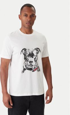 T-shirt męski HUGO ze sklepu: MODIVO w kategorii: T-shirty męskie - zdjęcie WP-EBWP-BKLVO-LN0_0000305677426
