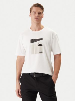 T-shirt męski młodzieżowy BOSS ze sklepu: MODIVO w kategorii: T-shirty męskie - zdjęcie WP-EBWP-BKLVO-LN0_0000305677785