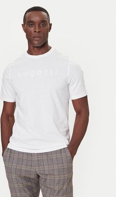 Bugatti - T-shirt męski na wiosnę ze sklepu: MODIVO w kategorii: T-shirty męskie - zdjęcie WP-EBWP-BKLVO-LN0_0000305680105
