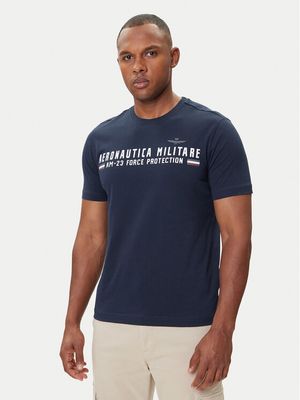 T-shirt męski na wiosnę Aeronautica Militare ze sklepu: MODIVO w kategorii: T-shirty męskie - zdjęcie WP-EBWP-BKLVO-LN0_0000305682383