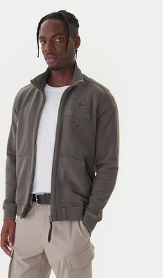 Aeronautica Militare - Bluza męska jesienna ze sklepu: MODIVO w kategorii: Bluzy męskie - zdjęcie WP-EBWP-BKLVO-LN0_0000305682925